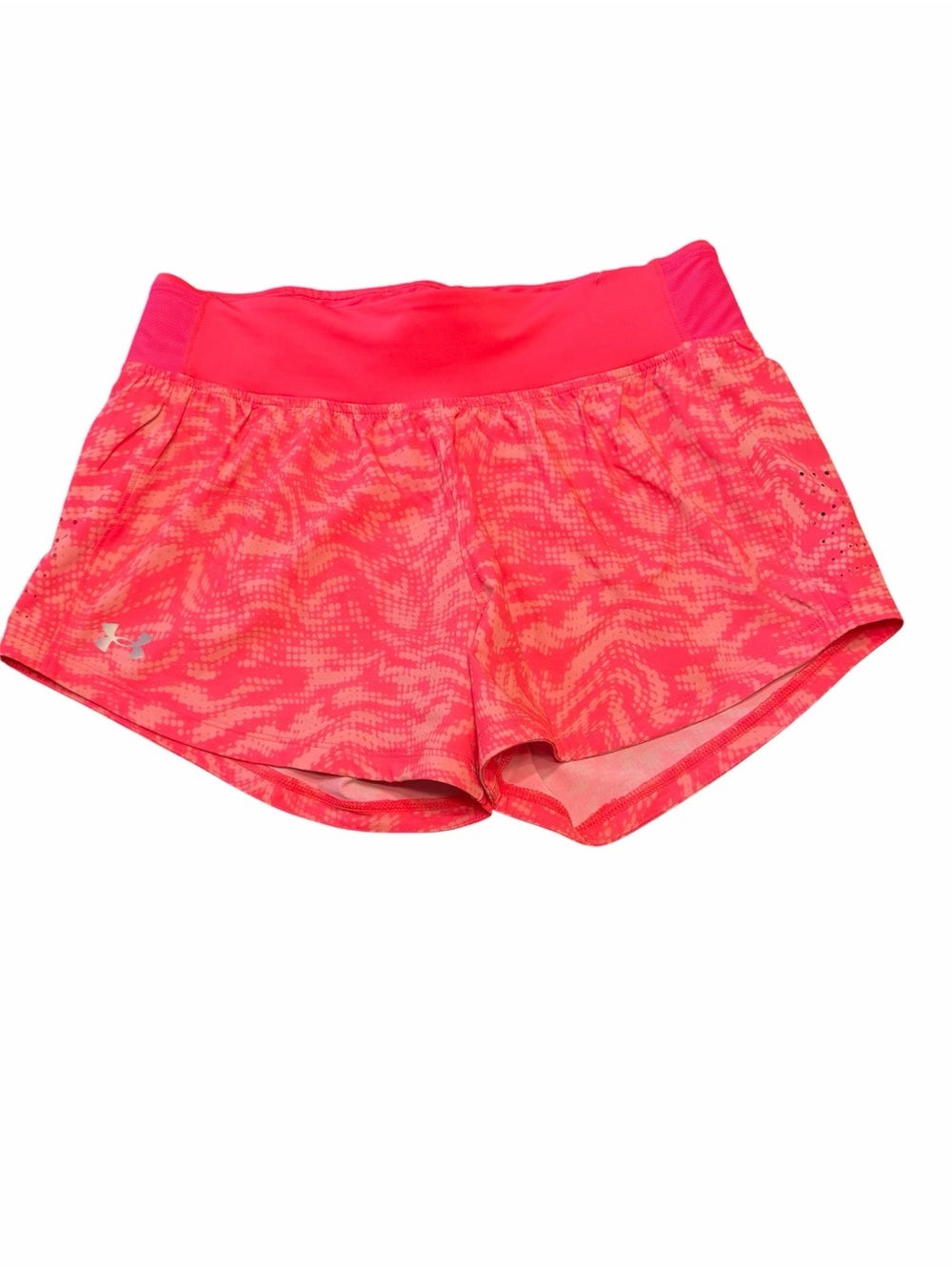NWT Under Armour SpeedPocket Prt Athletic Shorts Size M